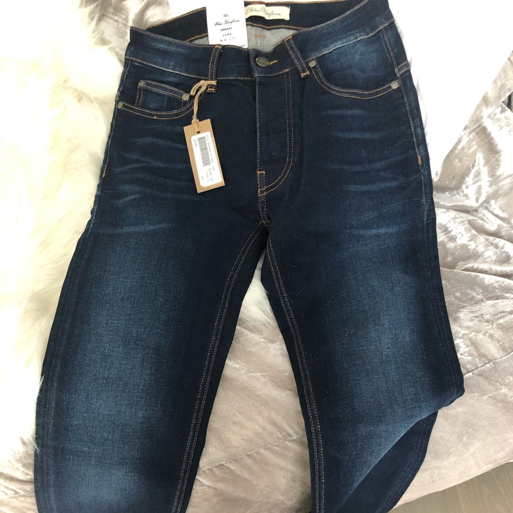 Blue Uniform Jeans
